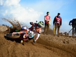 Tony Cairoli in azione in Sardegna – credito fotografico Off Road Pro Racing