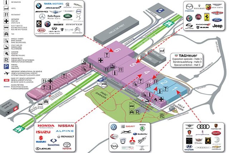 mappa salone ginevra