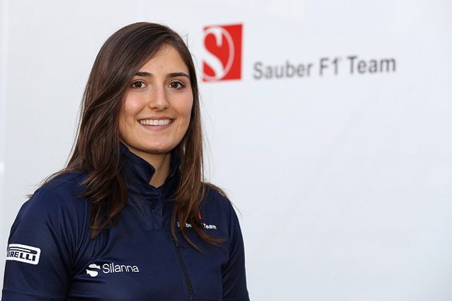 Tatiana Calderon, la nuova collaudatrice del team Sauber