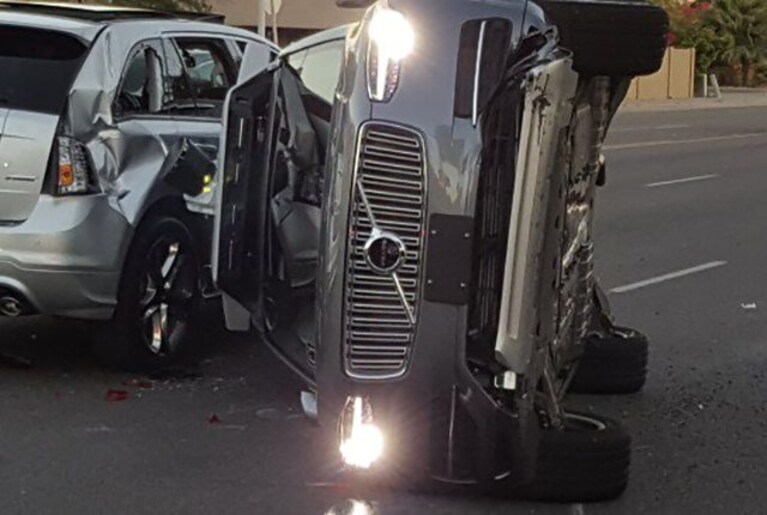 Uber Volvo XC90 incidente a Tempe
