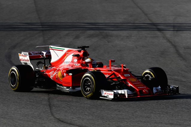 Sebastian Vettel con la sua SF70H – Getty Images