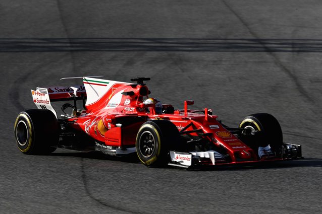 Sebastian Vettel con la sua SF70H - Getty Images