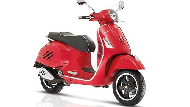 Vespa color range.