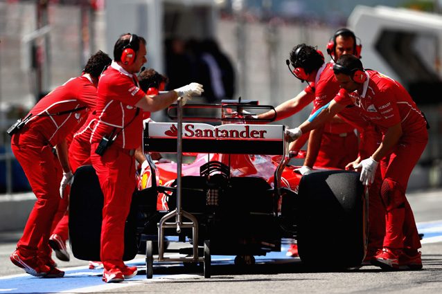 La Ferrari di Sebastian Vettel - Getty Images