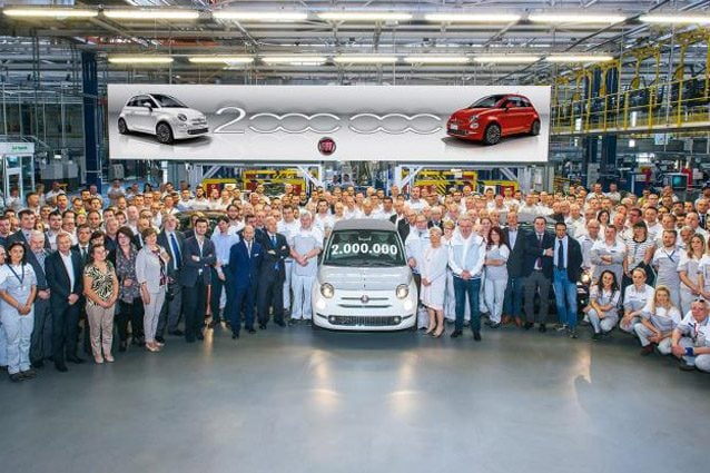 La Fiat 500 che ha permesso di raggiungere quota 2 milioni di esemplari prodotti