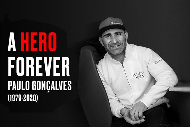 La Hero MotoSport ricorda Paulo Goncalves / Hero MotoSport