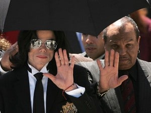 Joe Jackson col figlio Michael (Getty Images)