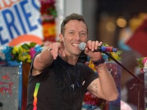 Chris Martin dei Coldplay (Getty Images)