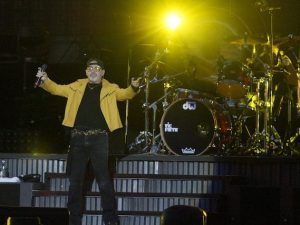 Vasco Rossi sul palco di Modena Park (LaPresse)