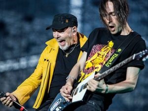 Vasco Rossi sul palco del Modena Park (Facebook).
