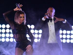 Beyoncé e Jay Z (foto d’archivio Getty)