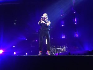 Ghali al Mediolanum Forum di Assago (ph Fanpage.it)