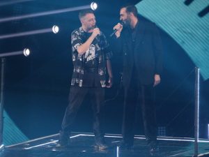 Anastasio e Marco Mengoni (LaPresse)