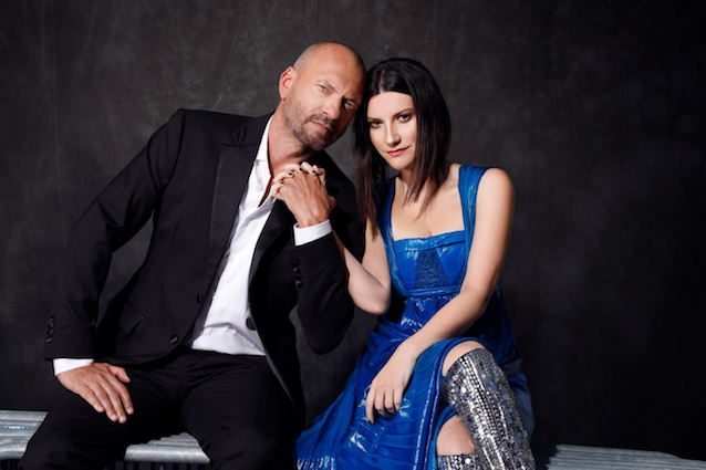 Laura Pausini e Biagio Antonacci (ph Cosimo Buccolieri)
