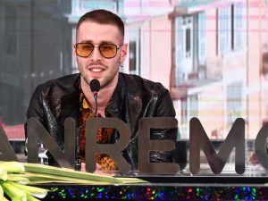 Livio Cori al Festival di Sanremo (Lapresse)