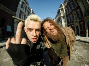Salmo e Alessandro Borghi (ph di Graziano Moro)