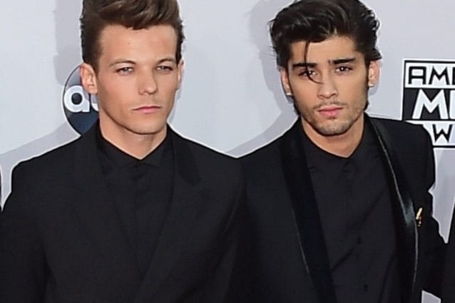 Louis Tomlinson e Zayn Malik (Getty Images)