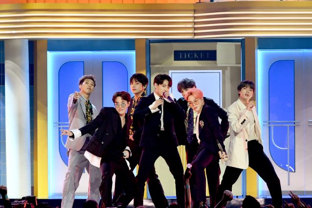 I BTS durante i Billboard Music Awards 2019 (Getty Images)