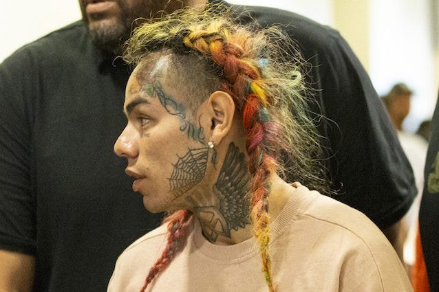 Tekashi durante il processo (Photo by Bob Levey/Getty Images)