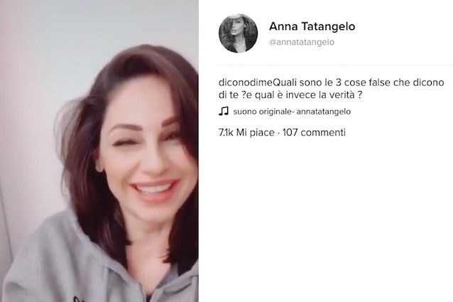 Anna Tatangelo su TikTok #diconodime: "Dicevano che non sapevo cucinare e ho vinto Masterchef"