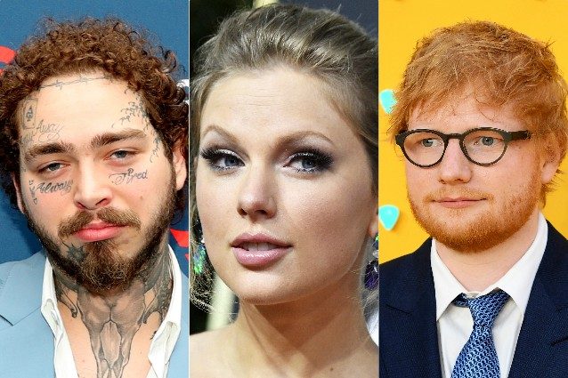 Taylor Swift è l'artista più ascoltata del 2019, battuti Sheeran e Post Malone