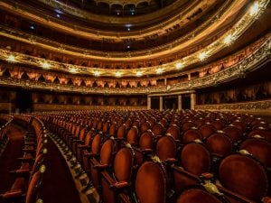 Teatro vuoto a causa del Covid–19 (Amilcar Orfali/Getty Images