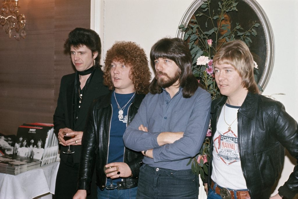 Andy Scott, Steve Priest, Mick Tucker e Brian Connolly