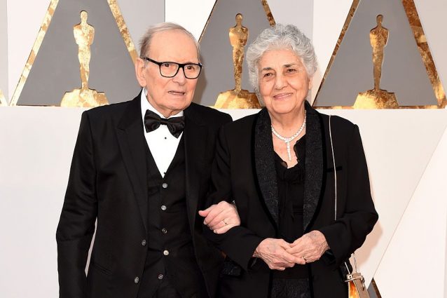 Ennio Morricone con la moglie Maria
