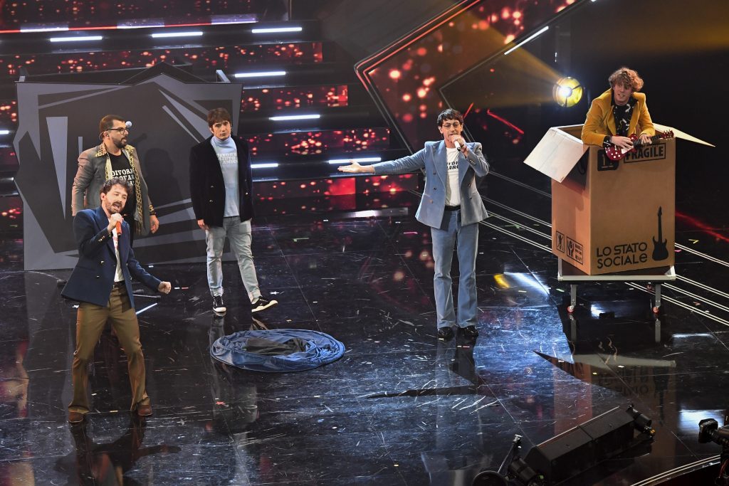 Lo Stato Sociale a Sanremo 2021