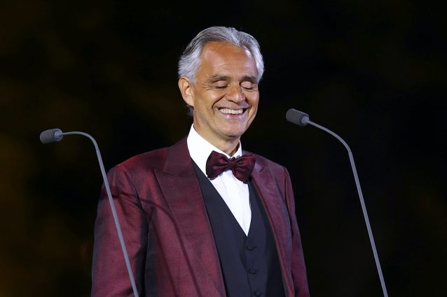 Andrea Bocelli (Photo by Francois Nel/Getty Images for The Royal Commission for AlUla)