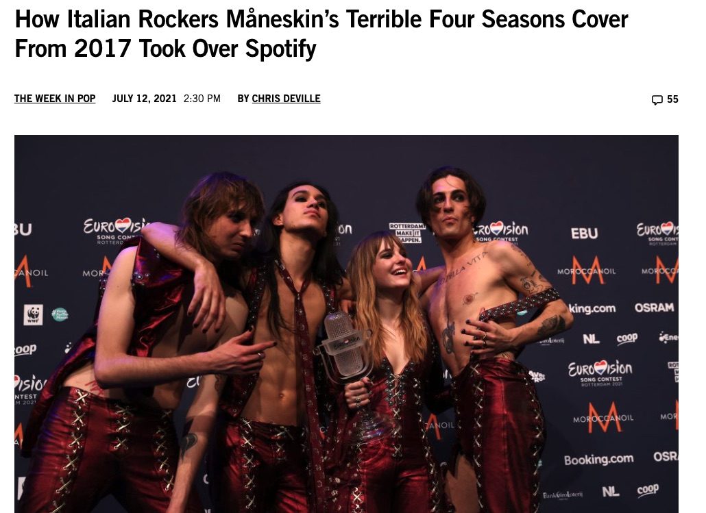 Prime critiche internazionali per i Maneskin: "Meglio la morte del rock che questo revival"