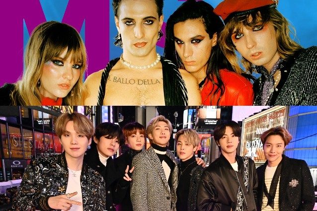 Maneskin e BTS insieme sul palco: il sogno dei fan per i prossimi American Music Awards