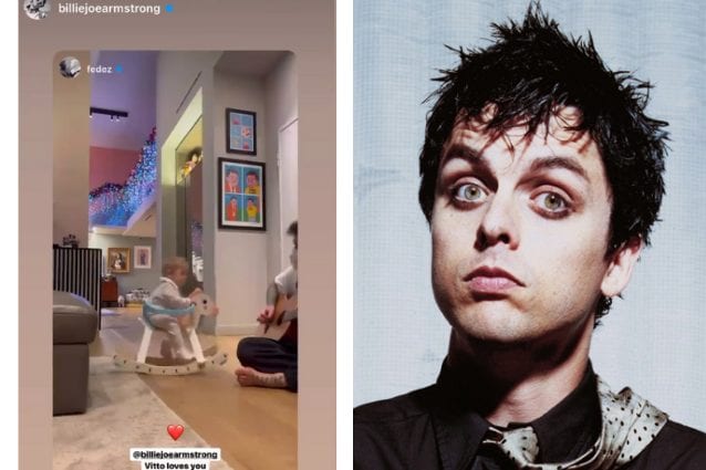 Billie Joe Armstrong dei Green Day condivide il video di Fedez che suona una sua canzone a Vittoria