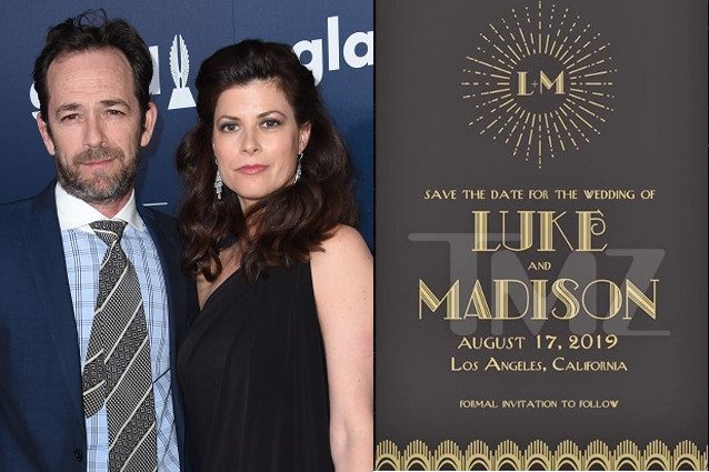 Luke Perry doveva sposare Wendy Madison Bauer il 17 agosto, lo svelano le partecipazioni di nozze