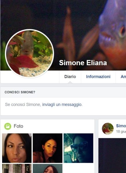L’inesistente Simone Coppi, l’uomo che Eliana Michelazzo spacciava per suo marito.