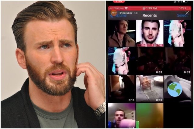 Chris Evans diffonde per errore una foto nudo, la gaffe hot di Capitan America fa il giro del web