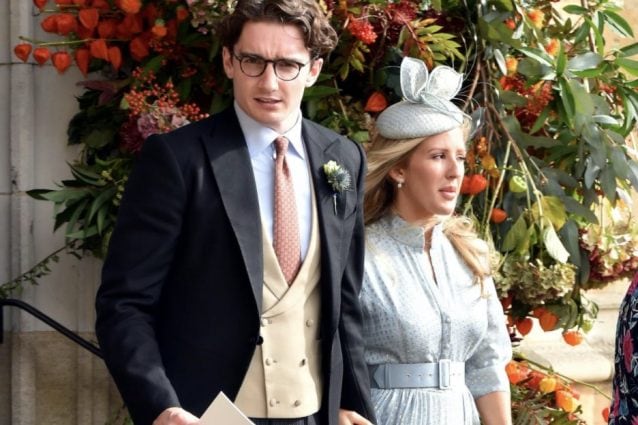 Con il marito Caspar Jopling