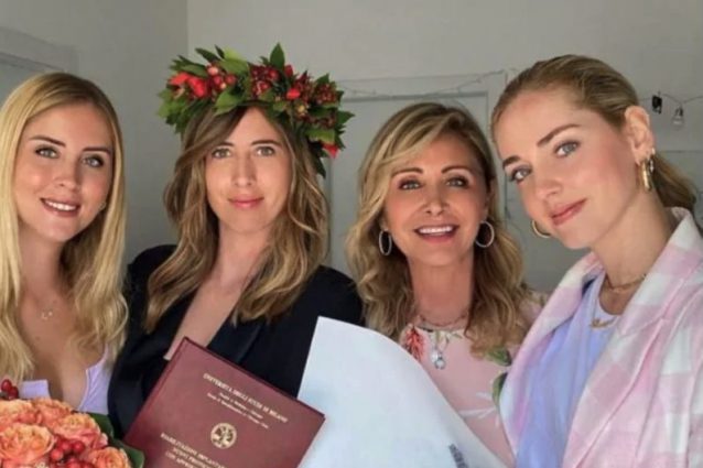 Le sorelle Ferragni con mamma Marina Di Guardo
