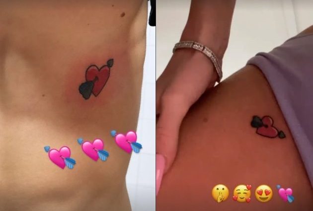 Il tatuaggio di coppia di Nicolò Zaniolo e Chiara Nasti