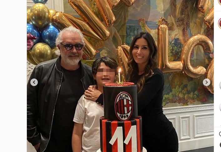 Elisabetta Gregoraci e Flavio Briatore si ritrovano per il compleanno di Nathan