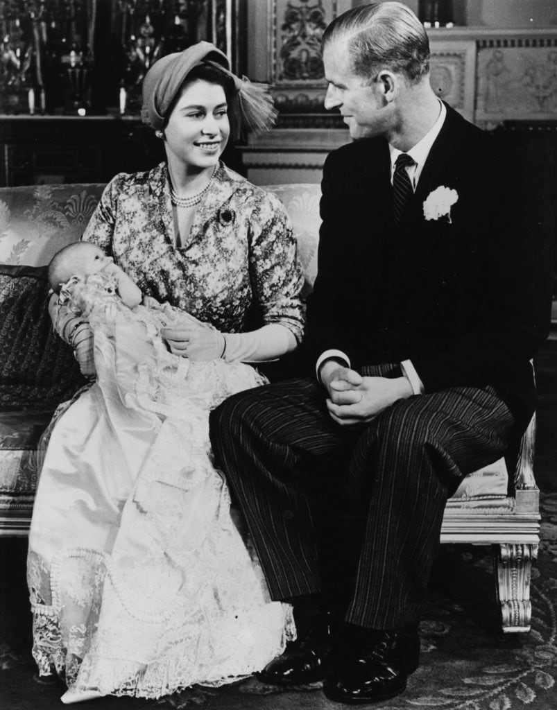 La regina Elisabetta, il principe Filippo e la principessa Anna
