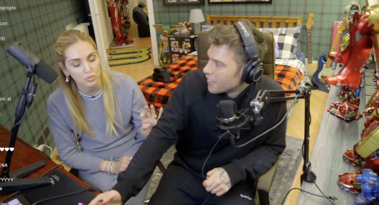 Chiara Ferragni sbotta contro Fedez in diretta su Twitch: "Se continui me ne vado"