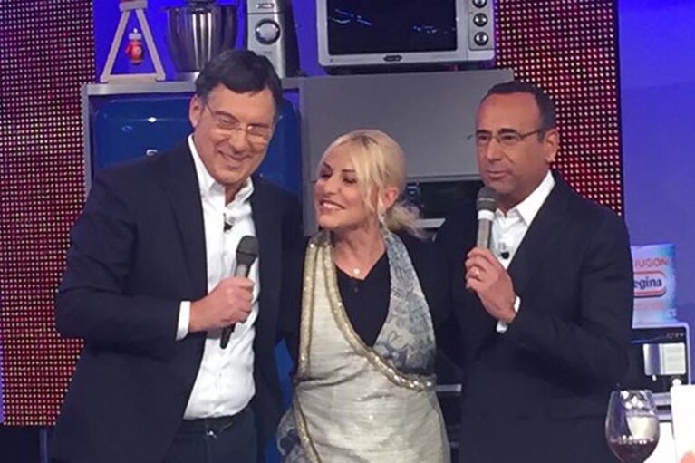 Il ritorno a sorpresa di Fabrizio Frizzi in Rai da Antonella Clerici con Carlo Conti.