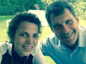 Valeria Favorito e Fabrizio Frizzi (Facebook).