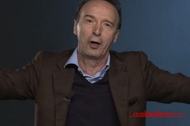 “L’amore che arde e l’amore che dura”, l’intervento di Roberto Benigni a Lessico Amoroso