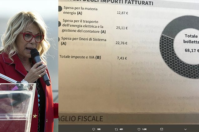 Enel replica a Rita Dalla Chiesa: "Le spese di trasporti e di sistema non dipendono dai consumi"