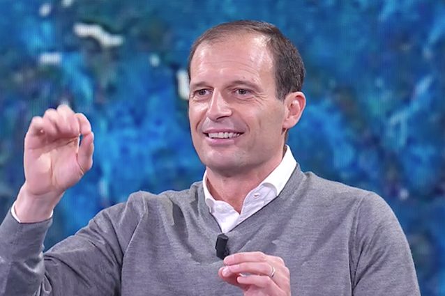 Massimiliano Allegri e Fabio Fazio vincono gli ascolti tv con Che Tempo Che fa