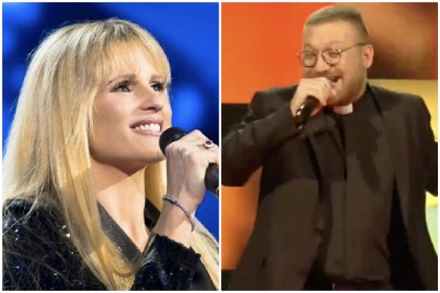 All Together Now, Don Giuliano canta Più bella cosa di Ramazzotti. Michelle Hunziker: "Pezzo audace"