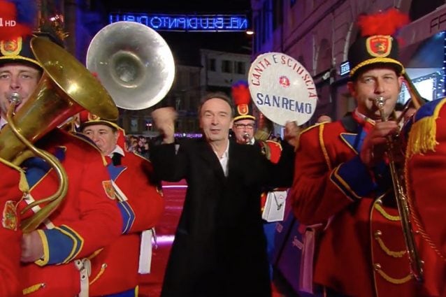 Roberto Benigni arriva al Festival di Sanremo 2020