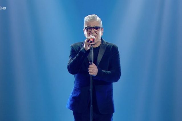 Michele Zarrillo alla finale di Sanremo 2020 con la canzone "Nell’estasi o nel fango"